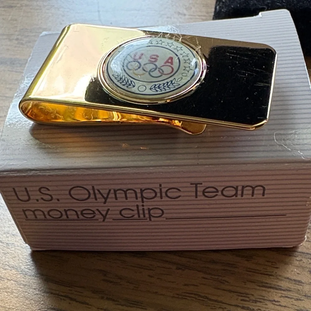 Avon Gold USA Olympic Money Clip